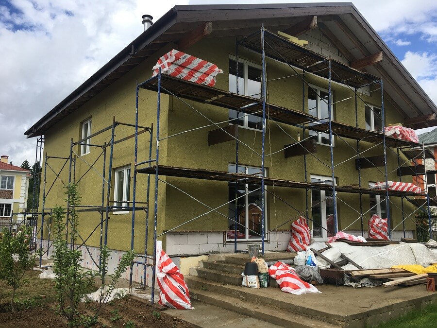 Утепление частного дома в Кобрине